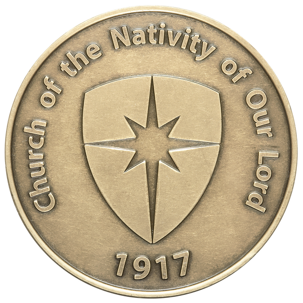 Nativity coin for church fundraisin