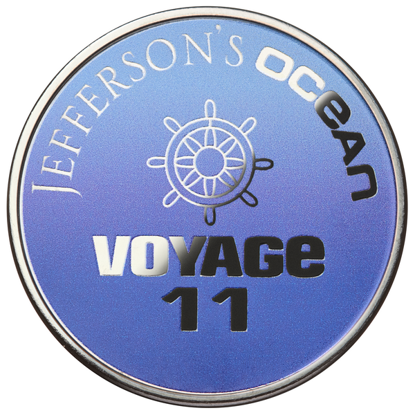 Jeffersons ocean bourbon colorized coin