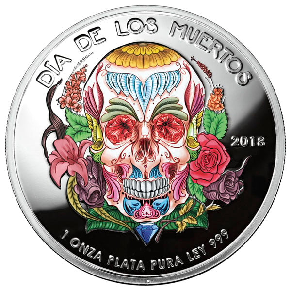 Day of the dead colorized collectible