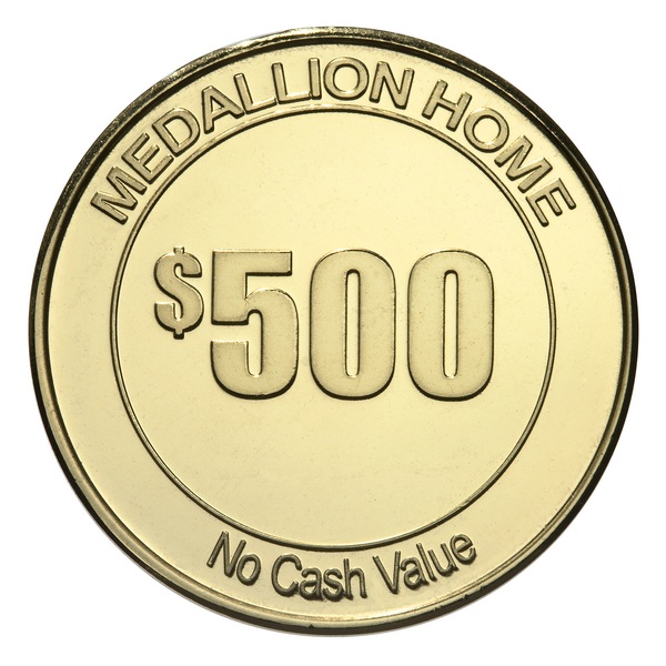 Medallion Home gift coin